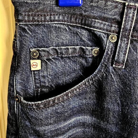 AG-ED Denim Tellis Modern Slim Jeans – Dark Wash, Straight Leg, Men's 34x31 - Picture 5 of 10